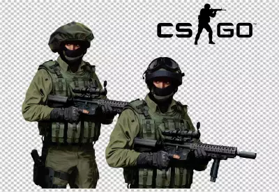 Close up on soldier portrait PNG