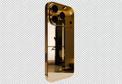 Luxurious 18K Solid Gold iPhone ICON Pro Max Smartphone Design image