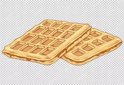 Classic crispy waffle duo