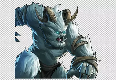 Look like giant Yeti or monster