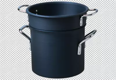 Pan with handle transparent background 