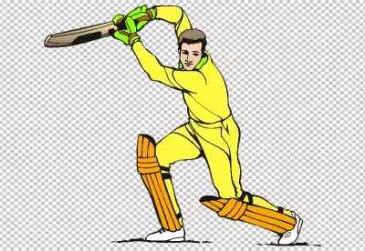 Vintage White Cricket art

