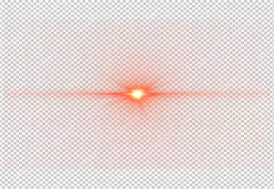 Front Red Lens Flare light effects