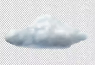Cloud PNG Element Set on Transparent Background