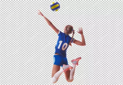 Beach volleyball girl sport png
