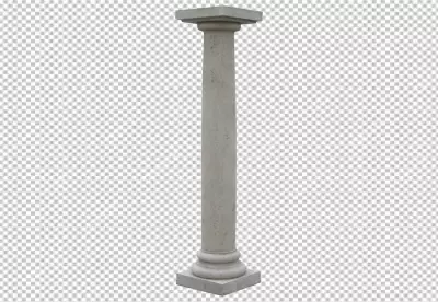 PNG Greek and realistic antique white columns composition with