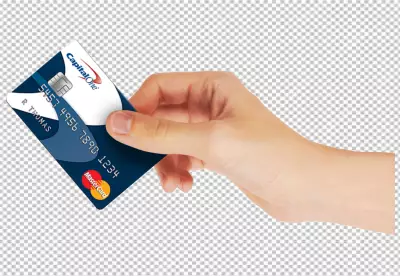  Credit Card on Transparent Background 