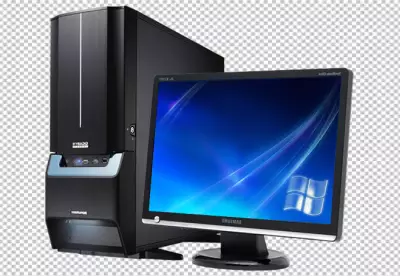 Computer transparent background PNG