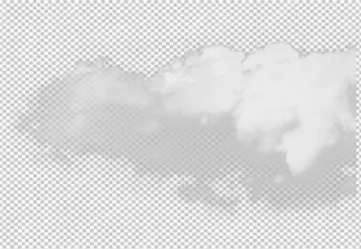 Fluffy clouds background PNG