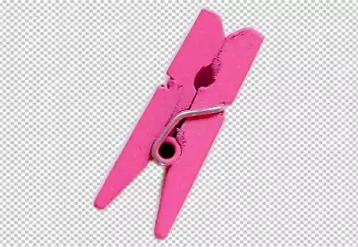 Closeup shot of a lot of colorful clothespins transparent background 