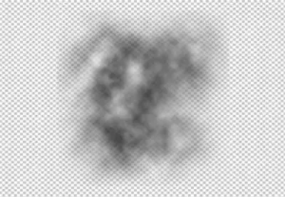 Dark cloud transparent background