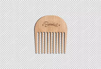 PNG Comb black plastic on transparent background