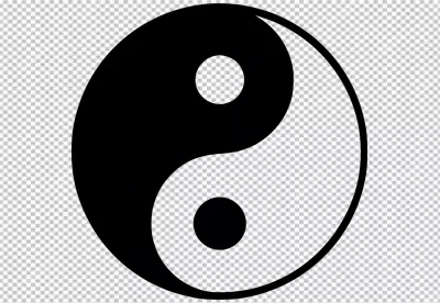 Traditional Yin Yang Balance Symbol