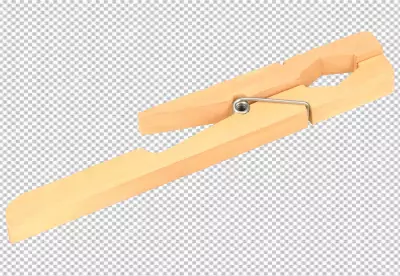 Closeup image of colorful clothespins PNG