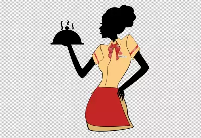 Magnificent Hospitality Guests isolated on transparent background