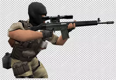 Front view soldiers fighting during war