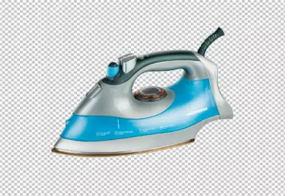 Iron realistic photo transparent background 