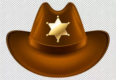 Cowboyhat isolated transparent background
