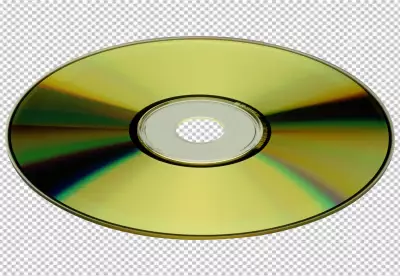 CD Rom isolated on transparent 