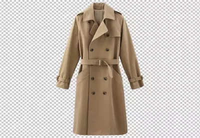 leady coat nice look transparent background 