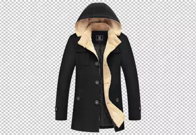 Fashion wool coat isolated PNG