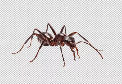 Detailed Macro Brown Ant Image for Nature Designs image