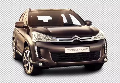 Citroen car on isolated png
