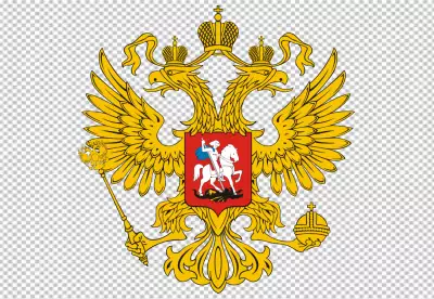 A yellow and blue shield with the word eagle on