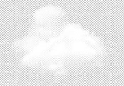 A cloud that is on a png background