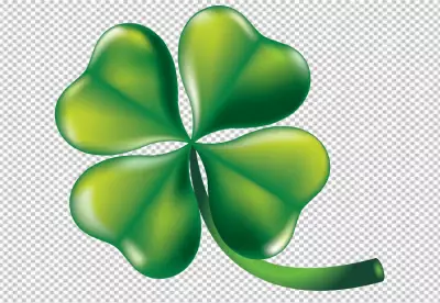 Top view circular clover frame