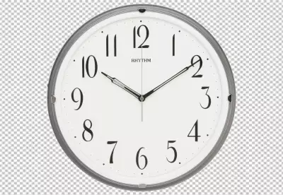Wall clock isolated PNG