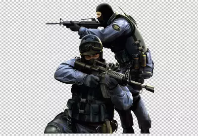 Medium shot soldier in war zone