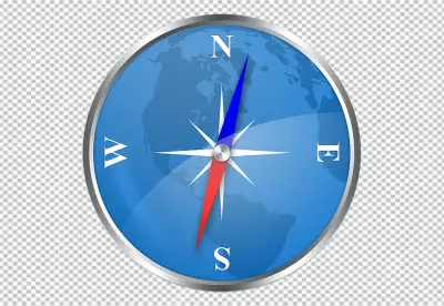 Compass Realistic Isolated PNG