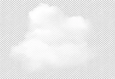 Realistic cloud element PNG