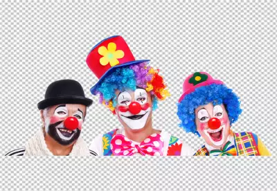 Colorful Clown in  Costume