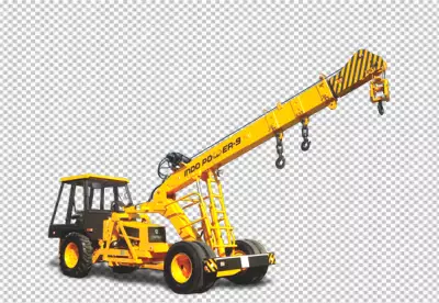 construction vehicles isolated PNG