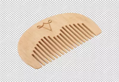 PNG Hair coloring realistic set with isolated image of comb