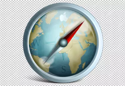 Compass detailed  transparent background 