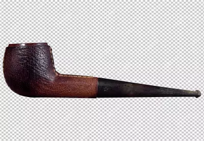 A cigarette with smoke transparent background