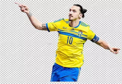 Zlatan Ibrahimovic celebrate her wining har opposite team