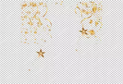 PNG confetti falling on a transparent background Confetti falling backdrop design