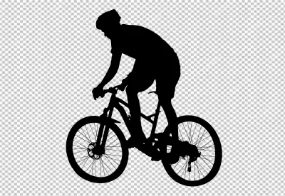  cycling bicycle rider athlete wearing sunglasses on road bike PNG