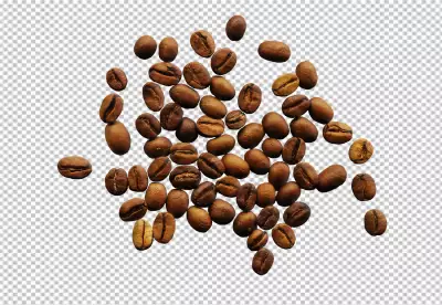 A bunch of coffee beans PNG