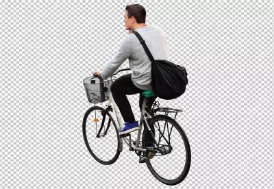 Leisure activity on the bike PNG