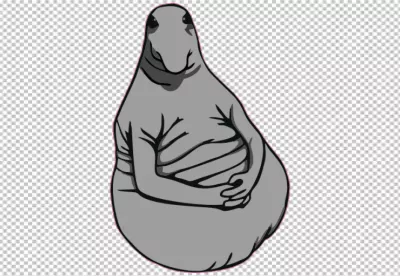 Woshil Meme Cartoon Illustration Isolated