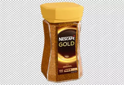  realistic stock photo of a PNG jar with coffee beans