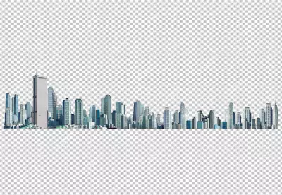 City skyline concept