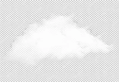 Cloud png isolated on transparent BG