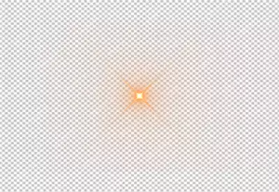 Front Orange Lens Flare light effects 2