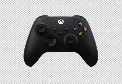 Xbox one black Joystick gaming device with a sleek design